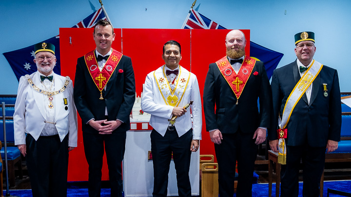 Region 4 – Boucaut Sovereign Chapter No 5 – Last night the chapter performed a double perfection.